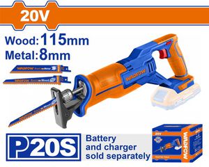 Wadfow WLR15115 Σπαθοσέγα Μπαταρίας Li-ion 20V Χωρίς Μπαταρία & Φορτιστή