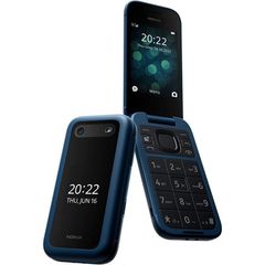 Nokia 2660 Flip Dual SIM Κινητό με Κουμπιά (Ελληνικό Μενού) Μπλε