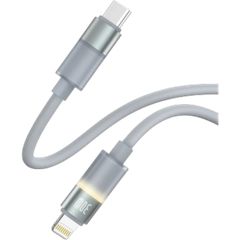 MLK+ JT366-CL Silicone Cable flexible Led 30W USB-C to Lightning 1m