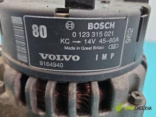 ΔΥΝΑΜΟ BOSCH 80A ΚΙΝΗΤΉΡΑ B4184S VOLVO S40 9164940. 0123315021. Raptis Parts