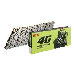 Αλυσίδα Κίνησης DID 525 VR46 SG (Japan) - Χρυσή & Ασημί Επετειακή 116L