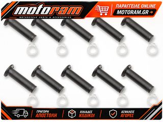 DRAG SPECIALTIES PIN BRKE BLK 08-19FL 10PK 74114B