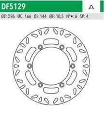 ΔΙΣΚΟΠΛΑΚΑ DF5129A CB500 CBF500 600 ΕΜΠ 296-166-144 6ΤΡ NEWFREN