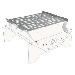 Φορητή ψησταριά camping και εστία φωτιάς Oxford Flat-Pack Firepit & BBQ OX877