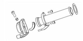 DOMINO THROTTLE CONTROL PIAGGIO/GILER 3748.03-00