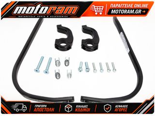 MOOSE OFFROAD HARD-PARTS HANDGUARDS CONT 1 1/8BK 50-5214B