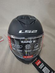LS2 FF820 Rapid III Black Κράνος Μηχανής Full Face ECE 22.06 1350gr