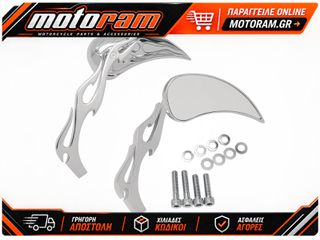 DRAG SPECIALTIES MIRRORS FLAME / FLAME 76446