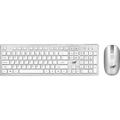 Yelandar JX-K90 Ασύρματο Σετ Πληκτρολόγιο & Ποντίκι 2.4G Wireless Λευκό – Αγγλικό Πληκτρολόγιο (EN Layout)