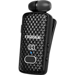 Fineblue F588 Bluetooth Headset 5.4 Clip-On με HD Ήχο and Type-C Φόρτιση Μαύρο