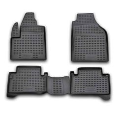 Novline – Πατάκια Σκαφάκια για Ford Transit Tourneo Connect 06/2002 > 10/2013 5πορτο / MiniVan / Επαγγελματικό για αντοχή καθημερινής χρήσης από TPE λάστιχο – 1 Σετ (1571892G/NV)