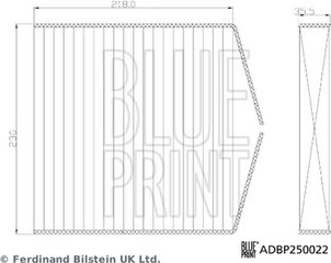 Blue Print Φίλτρο, Αέρας Εσωτερικού Χώρου - ADBP250022