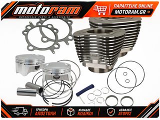 S CYCLE CYLINDER KIT 98TC BLK 910-0481