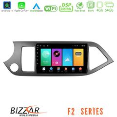 Bizzar F2 Series 8Core Android16 4+64GB Kia Picanto Navigation Multimedia Tablet 9"