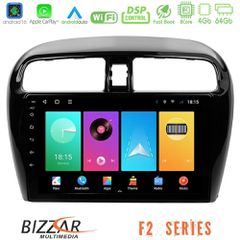 Bizzar F2 Series 8Core Android16 4+64GB Mitsubishi Space Star 2013-2016 Navigation Multimedia Tablet 9"