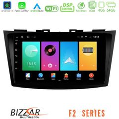 Bizzar F2 Series 8Core Android16 4+64GB Suzuki Swift 2011-2016 Navigation Multimedia Tablet 9"