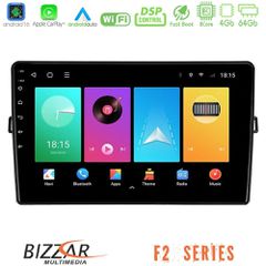 Bizzar F2 Series 8Core Android16 4+64GB Toyota Auris Navigation Multimedia Tablet 10"