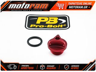 PRO BOLT CAP OIL FILLER ALUM BMW RED OFCH10R