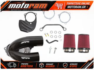 S CYCLE AIRCLEANER T/I 17+ M8 BK 170-0567A