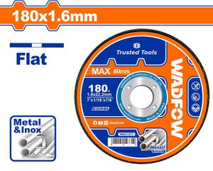 WADFOW - ΔΙΣΚΟΣ ΚΟΠΗΣ ΙΝΟΧ/ΜΕΤΑΛΛΟΥ ΙΣΙΟΣ 180 Χ 1.6mm (WAC1371)