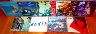 Rock Vinyl Records (9 records)- ΟΛΑ ΜΑΖΙ 70Ε!