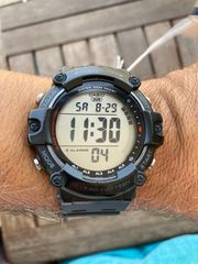 Casio AE-1500WH-1AV Μαύρο – Module 3502 – Πλήρες με Κουτί