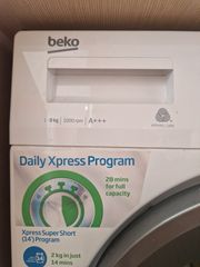 Πλυντήριο ρούχων Beko 8kg A+++ - Αριστη κατάσταση
