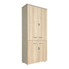 Ντουλάπα γραφείου Armadi pakoworld σε oak-μπεζ 80x40x200εκ