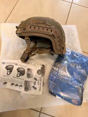 Βαλλιστικό Κράνος Sestan Busch + Combat Belt + προστατευτικό κάλυμμα multicam