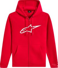Ζακέτα Αντρική ALPINESTARS Ageless V3 Zip Hoodie Κόκκινη