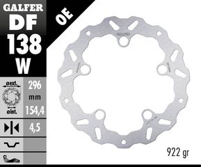 GALFER BRAKE DISC WAVE FIXED DF138W-thumb-1
