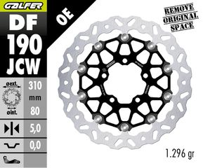 GALFER BRAKE DISC WAVE FLOATECH DF190JCW