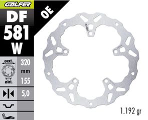 GALFER BRAKE DISC WAVE FIXED FR DF581W