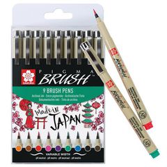 Sakura pigma brush σετ 9 τεμ.