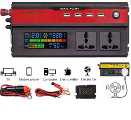 Inverter Αυτοκινήτου 1200W Καθαρού Ημιτόνου για Μετατροπή 12V DC σε 230V AC με 4 x USB FZIN0194