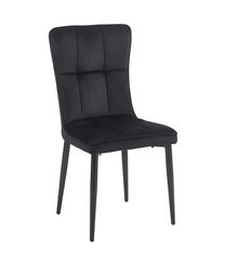 SELIN BLACK VELVET ΥΦΑΣΜΑ ΚΑΡΕΚΛΑ ΜΕΤΑΛΛΙΚΗ 46X54X91εκ.