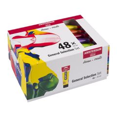 Talens Amsterdam Standard Series σετ 48 ακρυλικών χρωμάτων, 20 ml/χρώμα