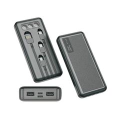 Powerbank - 4 in 1 - 10.000mAh - YZB0817 - 208173 - Black