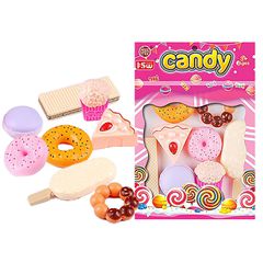 Donuts και Γλυκά 8 τεμ 20x14cm ToyMarkt 971365 - 6 ΤΕΜ 77-1345