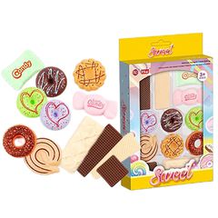 Γλυκά και Donuts 12 τεμ 25x15cm ToyMarkt 971371 77-1351
