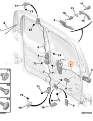 ΚΛΕΙΔΑΡΙΑ ΠΙΣΩ ΠΟΡΤΑΣ CITROEN BERLINGO B9 2008-2018 ΚΑΙΝΟΥΡΓΙΑ ΓΝΗΣΙΑ, ΕΙΔΙΚΗ ΤΙΜΗ !!! 8719E1 , 9821666680