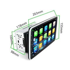 Ηχοσύστημα αυτοκινήτου 2DIN - 1088A - 10" - 2+32G - Android - 000566