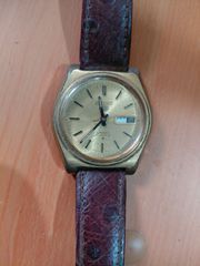Ρολoi seiko 5αρι 21 ρουμπινιων μεπιχρυση κασα αποσερβις