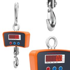 Verk Group Αναρτώμενη Ζυγαριά 500kg LCD για Αποθήκες & Γεωργία 5907451361368