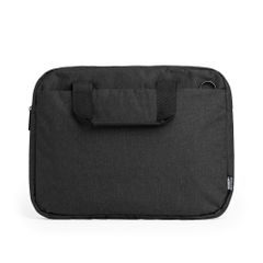 Τσάντα laptop ανακυκλωμένου πολυεστέρα RPET μαύρη Υ28x37x5εκ.