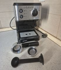 Gruppe Italiana Μηχανή Espresso 1050W Πίεσης 20bar Inox CM4677