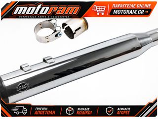 S CYCLE MUFFLER KIT 2-1 FOR OEM EU HEA 550-1164