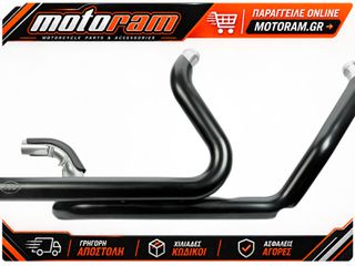 S CYCLE HEADPIPES - FLT 17-19 - BLACK 550-0705