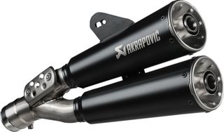 AKRAPOVIC MUFFLER S/O SS/BL R12NINE T / S-B12SO25-HISSSBL