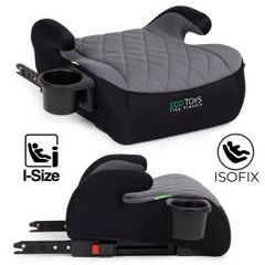 ECOTOYS Κάθισμα αυτοκινήτου ISOFIX για παιδιά i-SIZE, ύψος 125-150 cm, με υποδοχή για ποτήρι ECOTOYS RDCF04-ISO